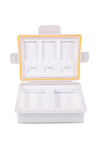 Patona Hard case for SD micro SD cards and 2xBatteries LP-E10 NP-W126 DMW-BLG...