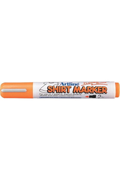artline T-Shirt marker ARTLINE, corp plastic, varf rotund 2.0mm - portocaliu ...