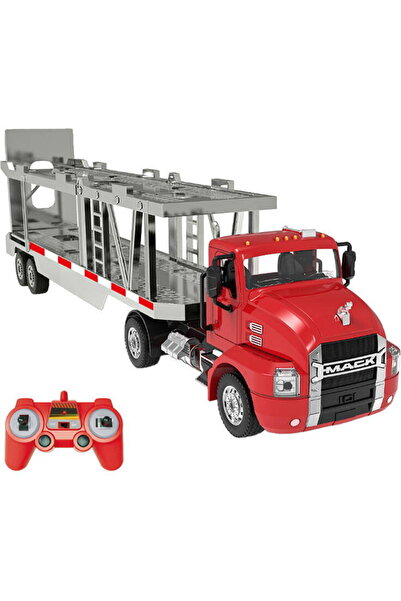 DOUBLE EAGLE Ciężarówka laweta transport samochodów zdalnie sterowana RC na p...