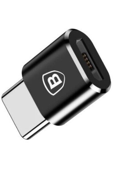 Baseus MicroUSB la USB Type-C, CAMOTG-01, Negru