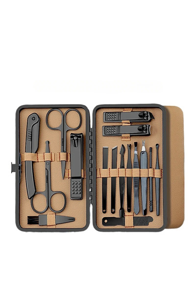 Choice مجموعة من 16 قطعة (7/16/24 قطعة) للعناية بالأظافر، تتضمن مقص أظافر احت...