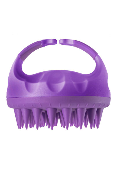 Choice فرشاة ومقشر فروة الرأس WANMEI الأرجوانية، شامبو، فرشاة، مدلك، تنظيف فر...