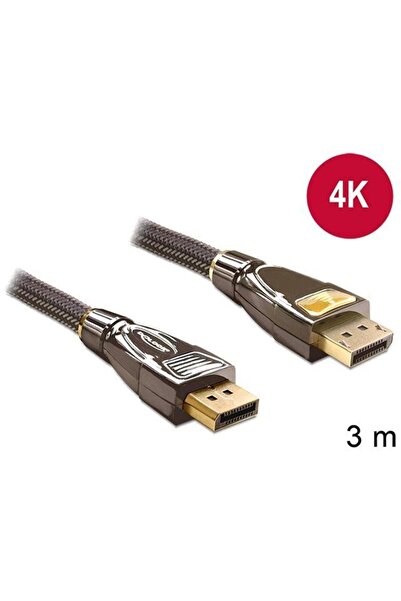 DELOCK Cable Displayport 1.2 male > Displayport male 4K 3m PREMIUM