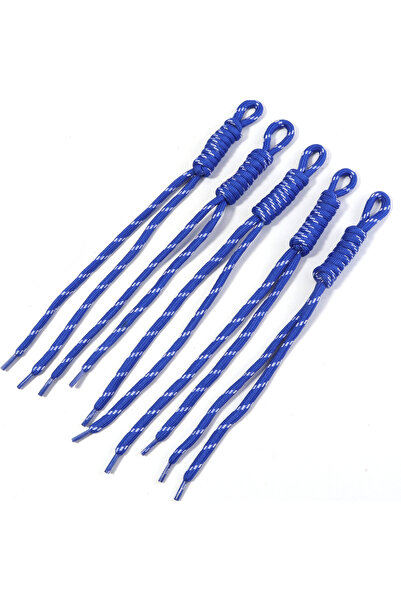 Choice Dark Blue 5pcs/lot Colorful Braided Lanyard Keychain Anti-Lost Knot Ny...