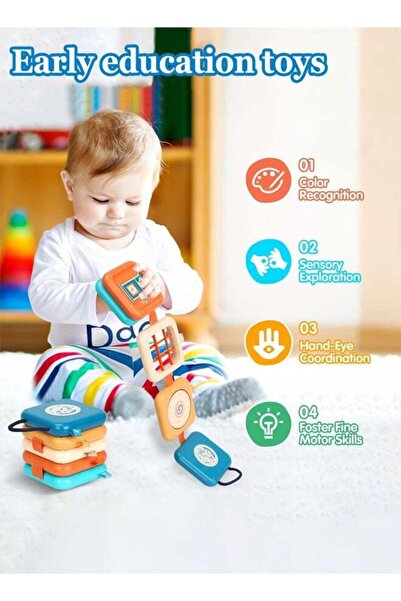 Generic Multifunctional activity cube toy Baby busy board toys Busy board cub...