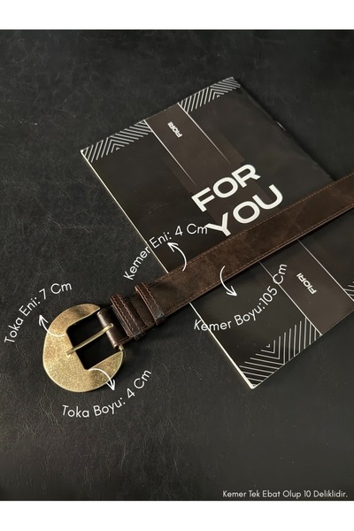 Fiori Suede Oval Buckle Women's Trouser Belt, Coat Belt, Shirt Belt, Dress Belt