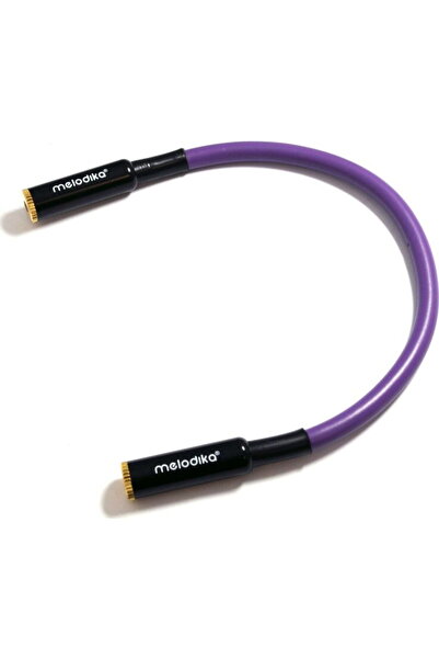 Melodika Kabel Jack 3.5mm - Jack 3.5mm 0.2m fioletowy
