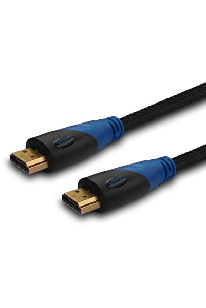 Savio Cablu HDMI CL-49 5 m HDMI Tip A (Standard) Negru, Albastru