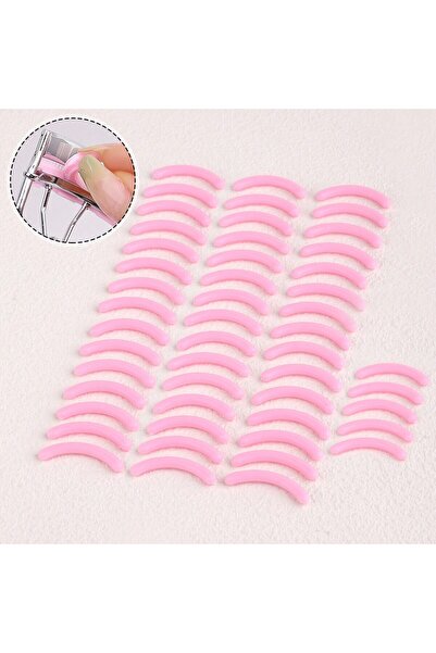 Choice ٥٠ قطعة من وسادات السيليكون البديلة لجهاز تجعيد الرموش، باللونين الأسو...