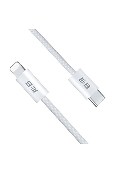 BLUEO Type-C to Lightning Charging Cable, Fast Charging, 1.2m - - White