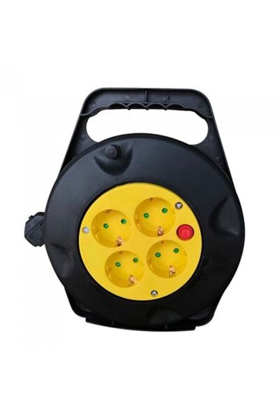 V-TAC EXTENSION CORD ROLL 4 WAYS 10M(3G1.5MM2)