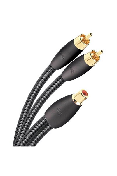 AudioQuest Splitter 1xRCA mama la 2xRCA tata F22M-FLX-X, 15cm