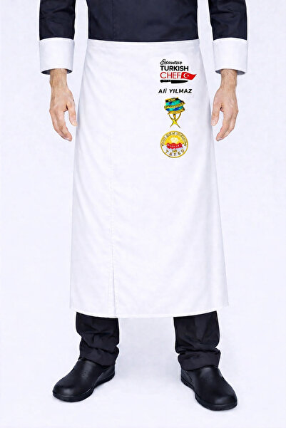 Üniformanya Ime Poklon Izvršni kuvar Turska zastava Wacs Tafed Vezena kuharsk...