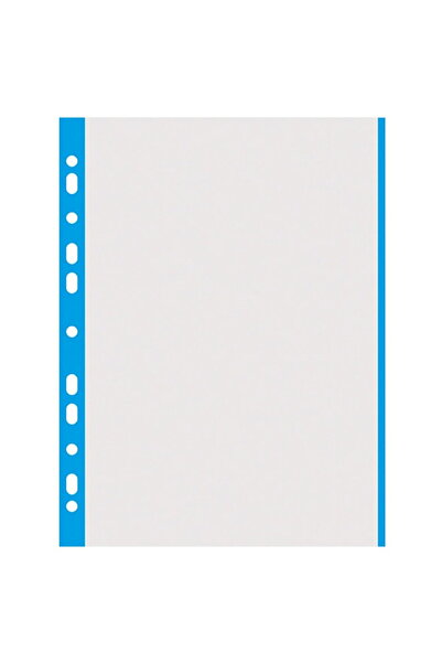 donau Folie protectie transparenta, cu margine color, 40 microni, 100 folii/s...