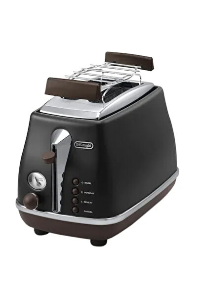 DELONGHİ Icona Vintage CTOV 2103.BK, 900 W, 2 Slices, Black