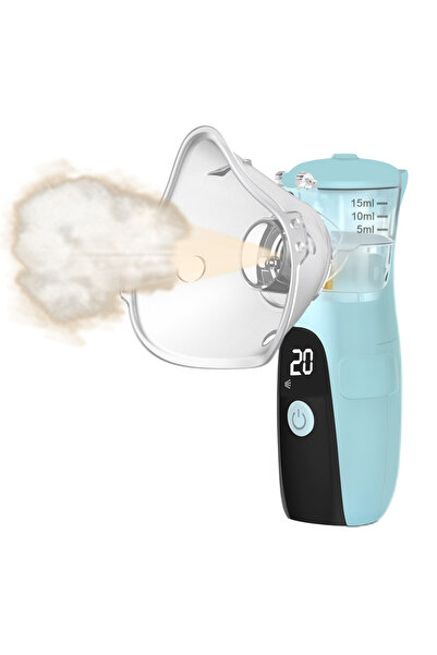 Choice4 جهاز استنشاق شبكي أزرق، جهاز استنشاق طبي صامت، ضاغط للسعال للأطفال وا...