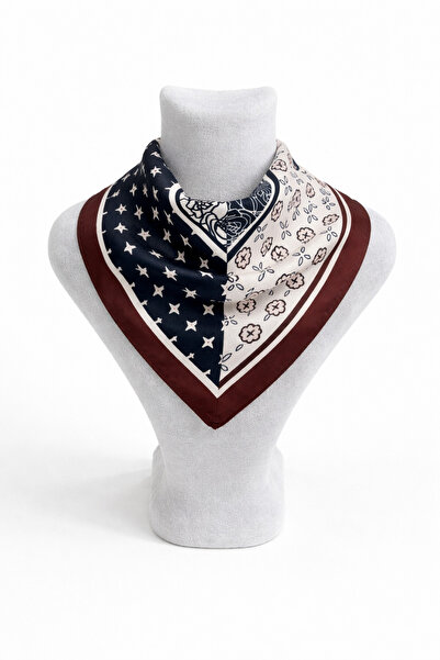 Vanelia Classic Breezes Patterned Scarf Bandana - 50X50 cm