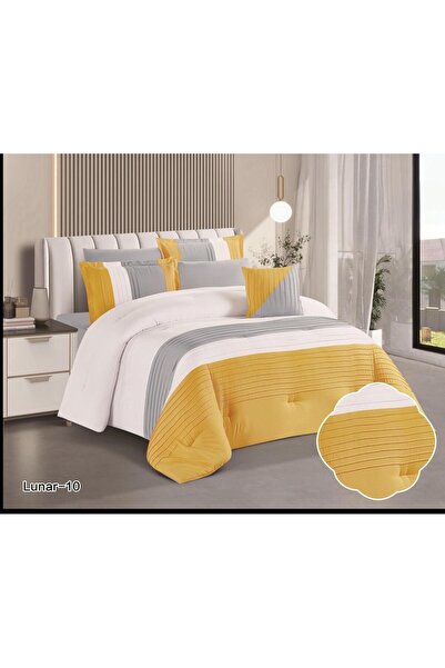 Red Rose Luxurious summer bedspread for two people, 7 pieces