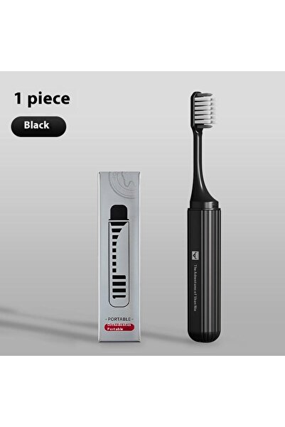 Choice1 فرشاة أسنان قابلة للطي سوداء اللون من جيتينج لتنظيف الأسنان وتقويم ال...