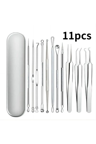 Choice مجموعة أدوات تجميل مكونة من 11 قطعة لإزالة الرؤوس السوداء وحب الشباب، ...