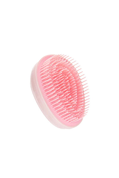 Choice فرشاة شعر صغيرة وردية اللون على شكل بيضة مستديرة، مشط تدليك فروة الرأس...