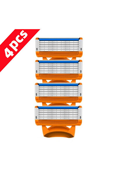 Choice3 4 قطع من شفرات الحلاقة الرجالية فائقة التحمل من فيوجن 5 فائقة الرقة م...