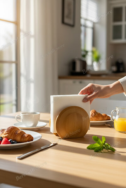 MİEN Bambu Peçetelik | Doğal ve Dekoratif Masa Üstü Peçete Tutucu