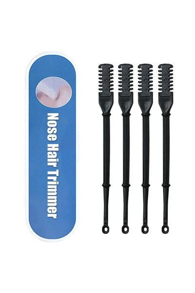 Choice مجموعة تشذيب شعر الأنف اليدوية W567-black-4pcs ذات الرأسين - مجموعة حل...