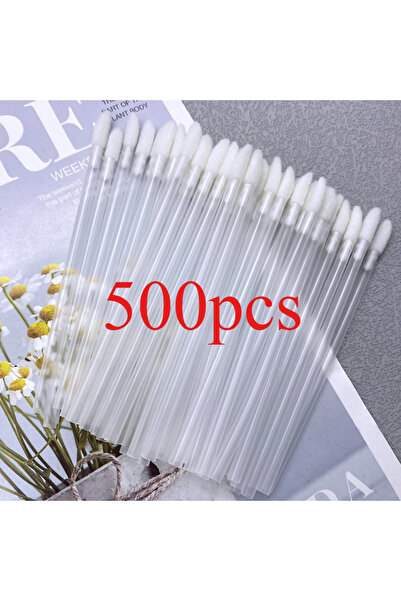 Choice 500pcs LipBrushClear 500pcs Lip Brush Eyelash Wands Applicators Dispos...