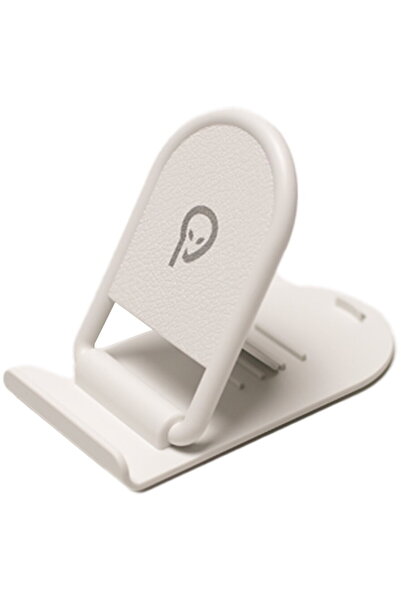 Spacer SUPORT birou pt. smartphone, pliabil, unghi ajustabil, alb "SPDH-FOLD-...