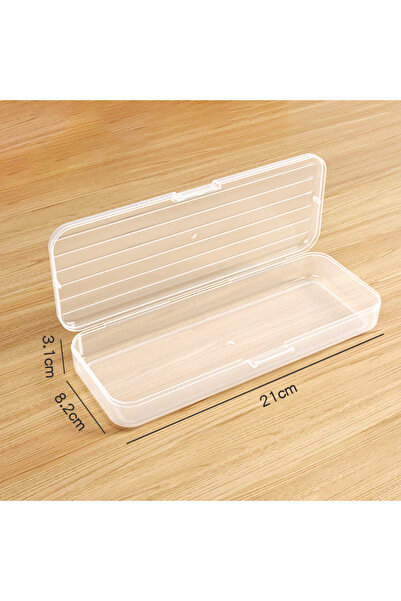 Choice S Transparent 2 Sizes Cosmetic Storage Box Transparent Plastic Pen Hol...