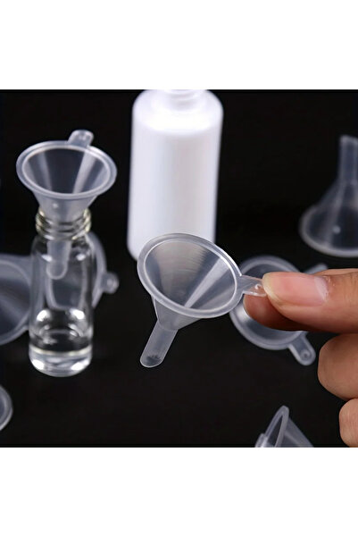 Choice 10 قطع من البلاستيك قمع صغير لتعبئة الزجاجات الفارغة أداة تعبئة للسفر ...