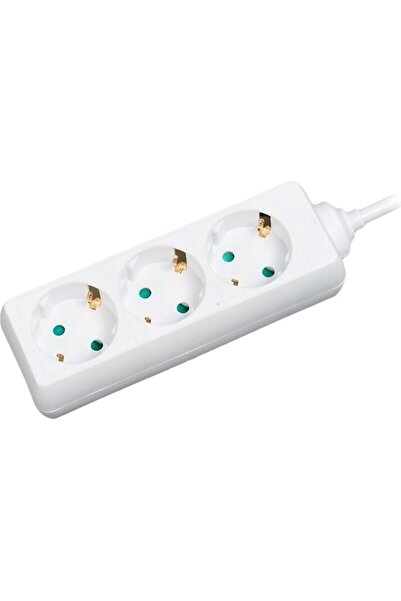 LogiLink PRELUNGITOR 3 x prize Schuko, 1.4m, 16A, white, "LPS205"