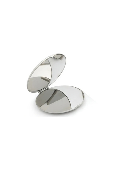 Choice مرآة جيب دائرية C538، مرآة مكياج للتخييم، مصنوعة من الفولاذ المقاوم لل...