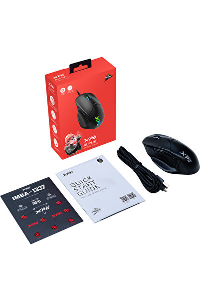 XPG MOXPALPHABK, Cu Fir, USB-A, Negru