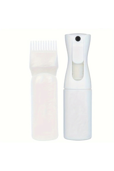 Choice مجموعة أدوات توزيع زيت الشعر الأبيض، مشط لتوزيع الزيت على الجذور، أداة...