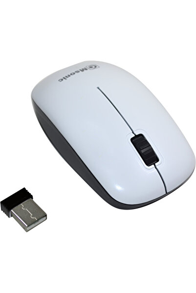 MSONIC MX707W 3D, 1000 DPI, 2.4 GHz, Alb