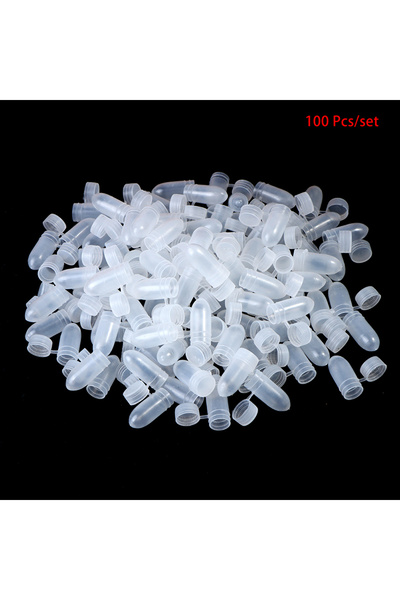 Choice onesize Hot Sale 100 Pcs Portable Flip Lid Transparent Capsule Storage...