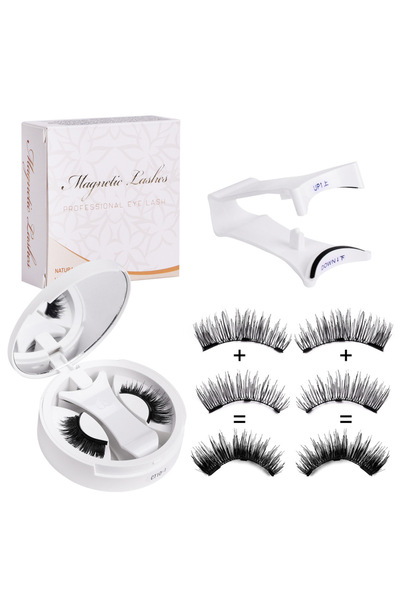 Choice6 مجموعة رموش مغناطيسية CT-01 قابلة لإعادة الاستخدام وسهلة الاستخدام، أ...