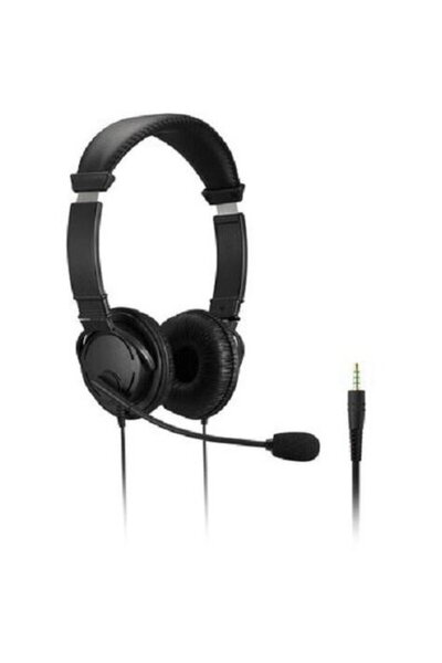 KENSINGTON Mufă Hi-Fi de 3,5 mm, neagră