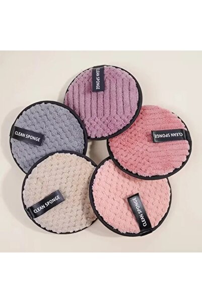 Choice مجموعة جديدة من 5 قطع من إسفنجات غسل الوجه/مزيل المكياج متعددة الألوان...