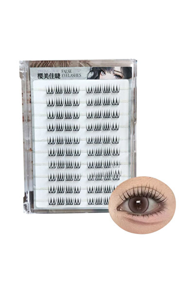 Choice1 10 صفوف من الرموش الصناعية على طراز فرق الفتيات الكورية، رموش طبيعية ...