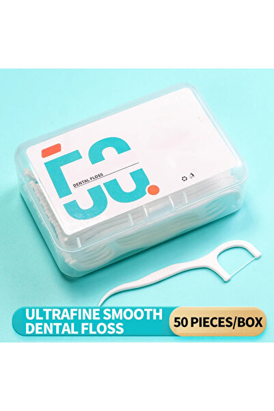 Choice C636-3 box Palitos de plástico descartáveis, fio dental, com caixa sep...