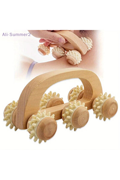 Choice Wooden Massage Roller Tool, Manual Wooden Massager, Wood Back Massage ...