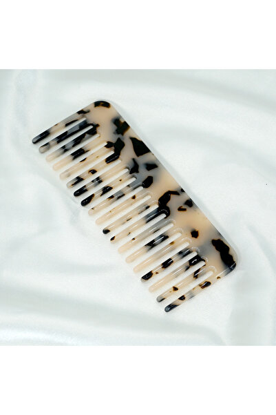 Choice مجموعة أمشاط شعر من الأسيتات البيج sz322 - مشط واسع الأسنان لفك تشابك ...