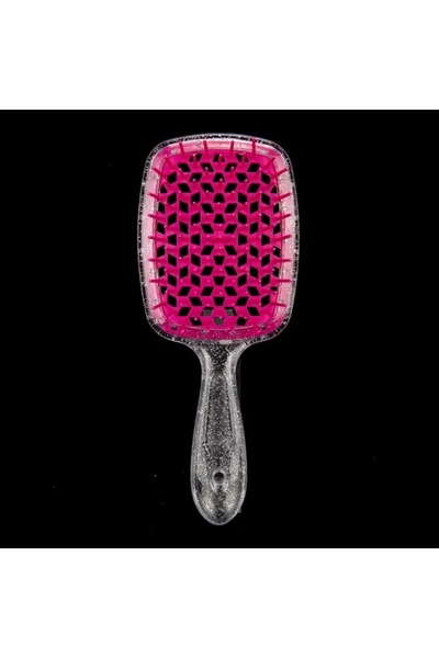 Choice Flash Silver Ro-Red 1pcs Detangling Hair Brush Scalp Massage Combs Wid...