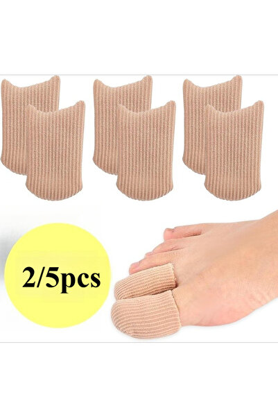 Choice1 5 قطع واقيات أصابع جل لأصابع القدم الكبيرة، مصنوعة من قماش ناعم يسمح ...