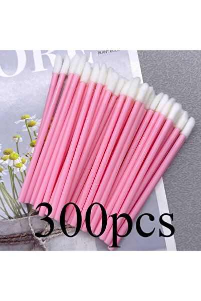 Choice 300pcs LipBrush Pink 300pcs Lip Brush Eyelash Wands Applicators Dispos...