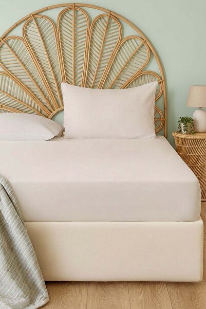 Rivaİstanbul White Double Cotton Flat Sheet