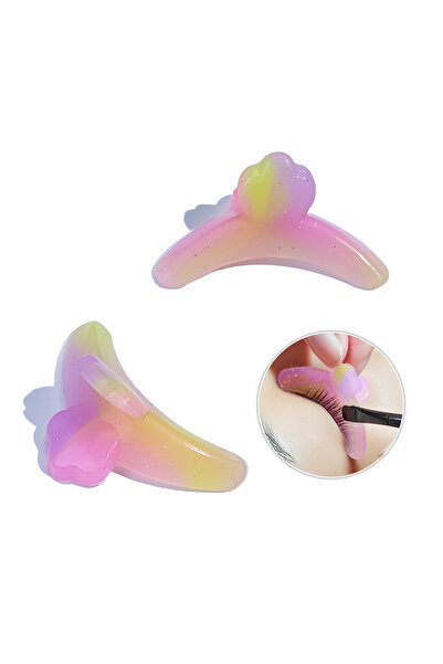 Choice وسادة مراجعة الرموش من بيرمانيا، لون وردي وأصفر، واقيات تثبيت الرموش، ...